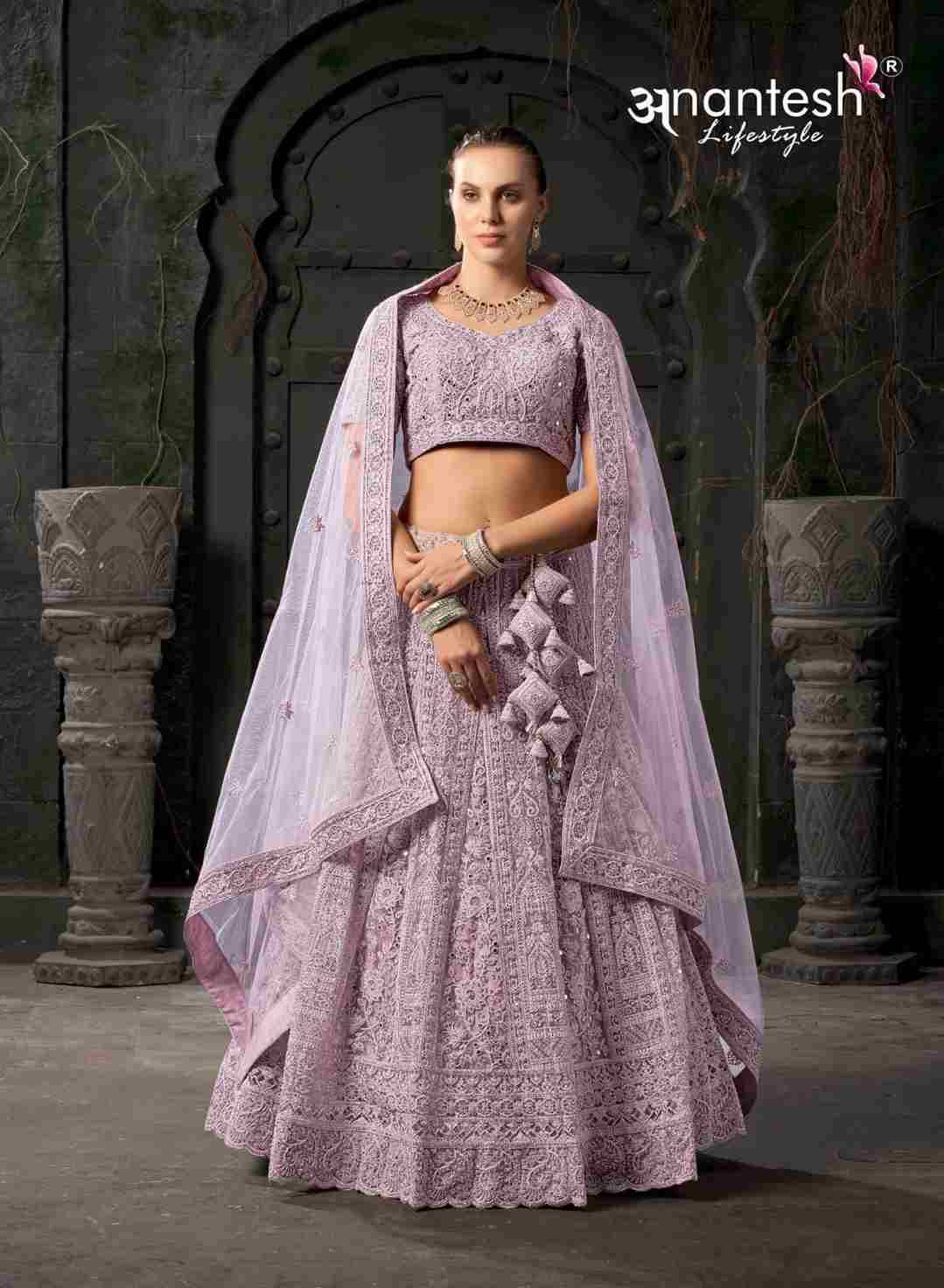 Lavander Wedding Lehenga