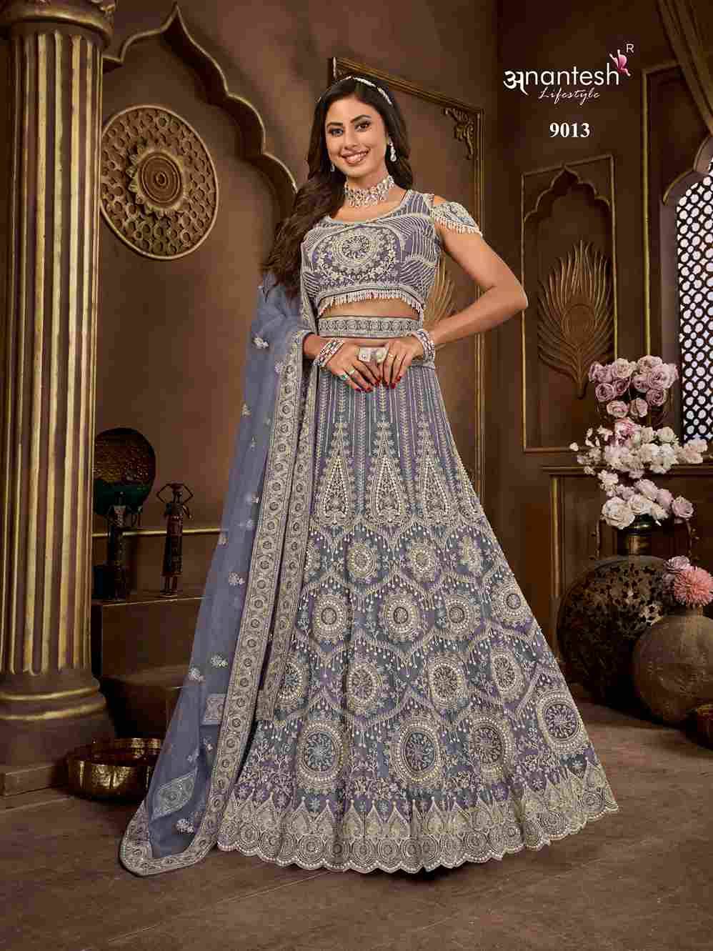 Grey Wedding Lehenga