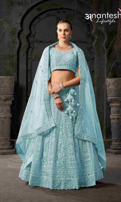 Sky Blue Lehenga