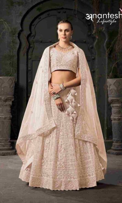 Light Cream Lehenga