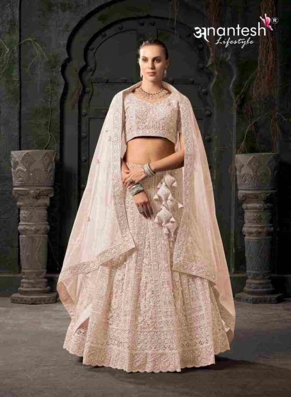 Light Cream Lehenga