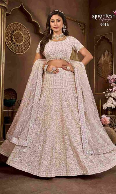 Light Pink Wedding Lehenga