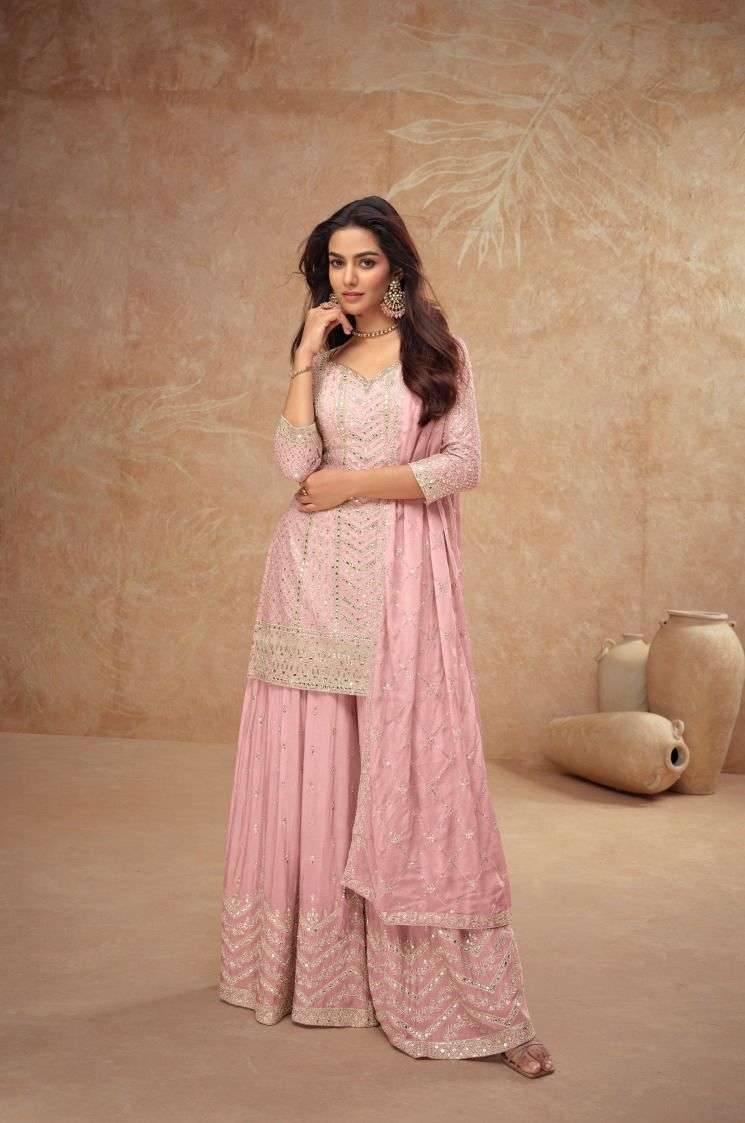 Pink Gharara Plazo