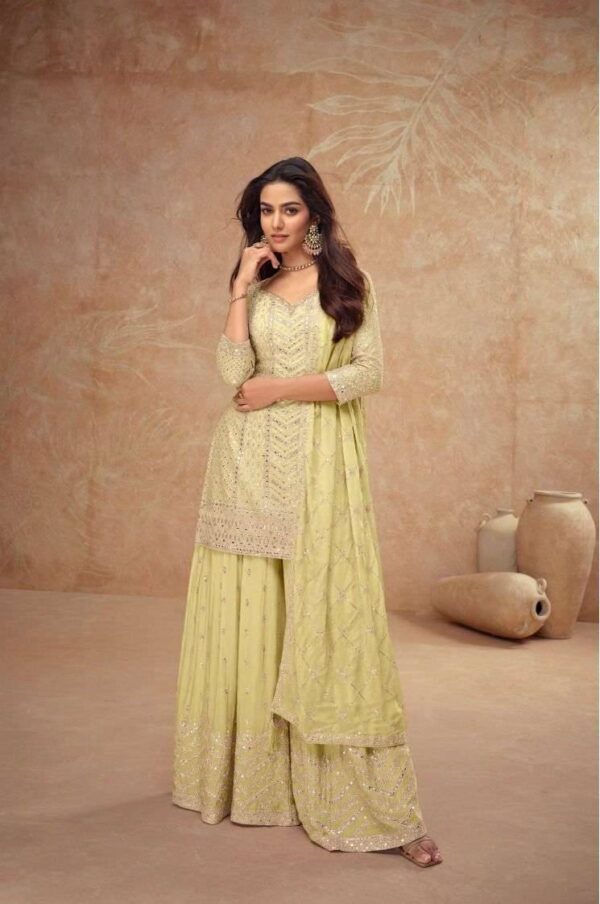 Pink Gharara Plazo - Image 2
