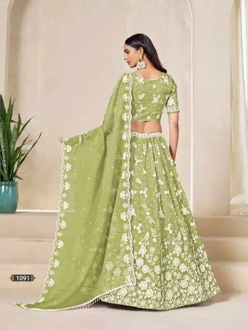 Organza Designer Lehenga Choli - Image 8