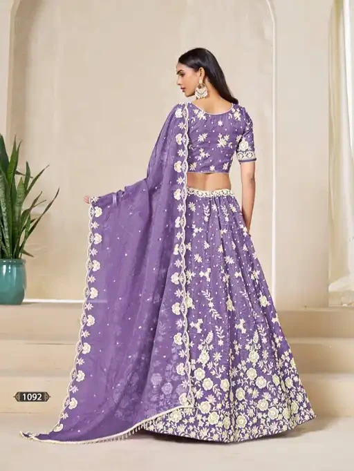 Organza Designer Lehenga Choli - Image 6