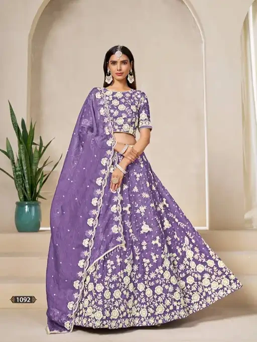 Organza Designer Lehenga Choli - Image 2