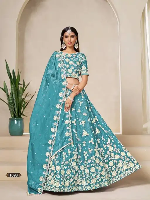 Organza Designer Lehenga Choli