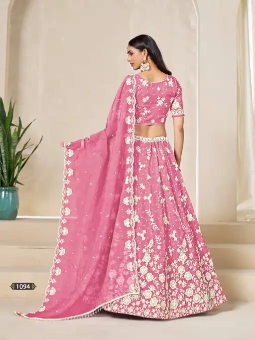 Organza Designer Lehenga Choli - Image 7