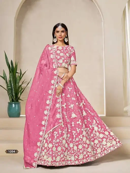 Organza Designer Lehenga Choli - Image 3