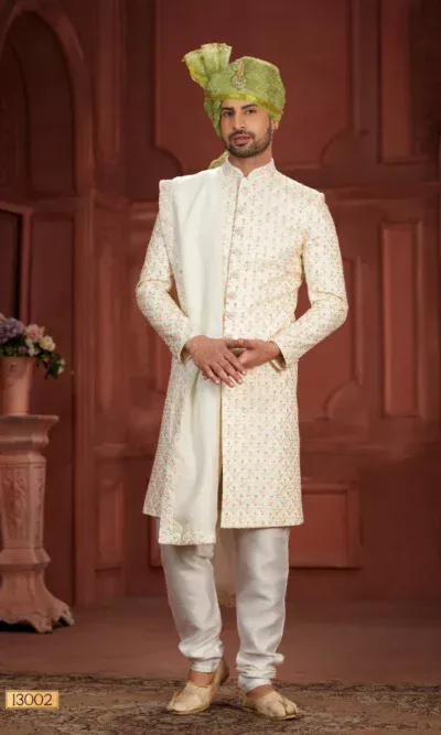 Classy Pure Silk Sherwani