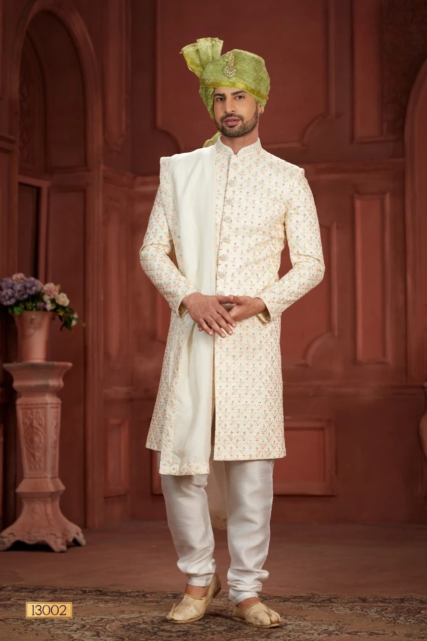 Classy Pure Silk Sherwani