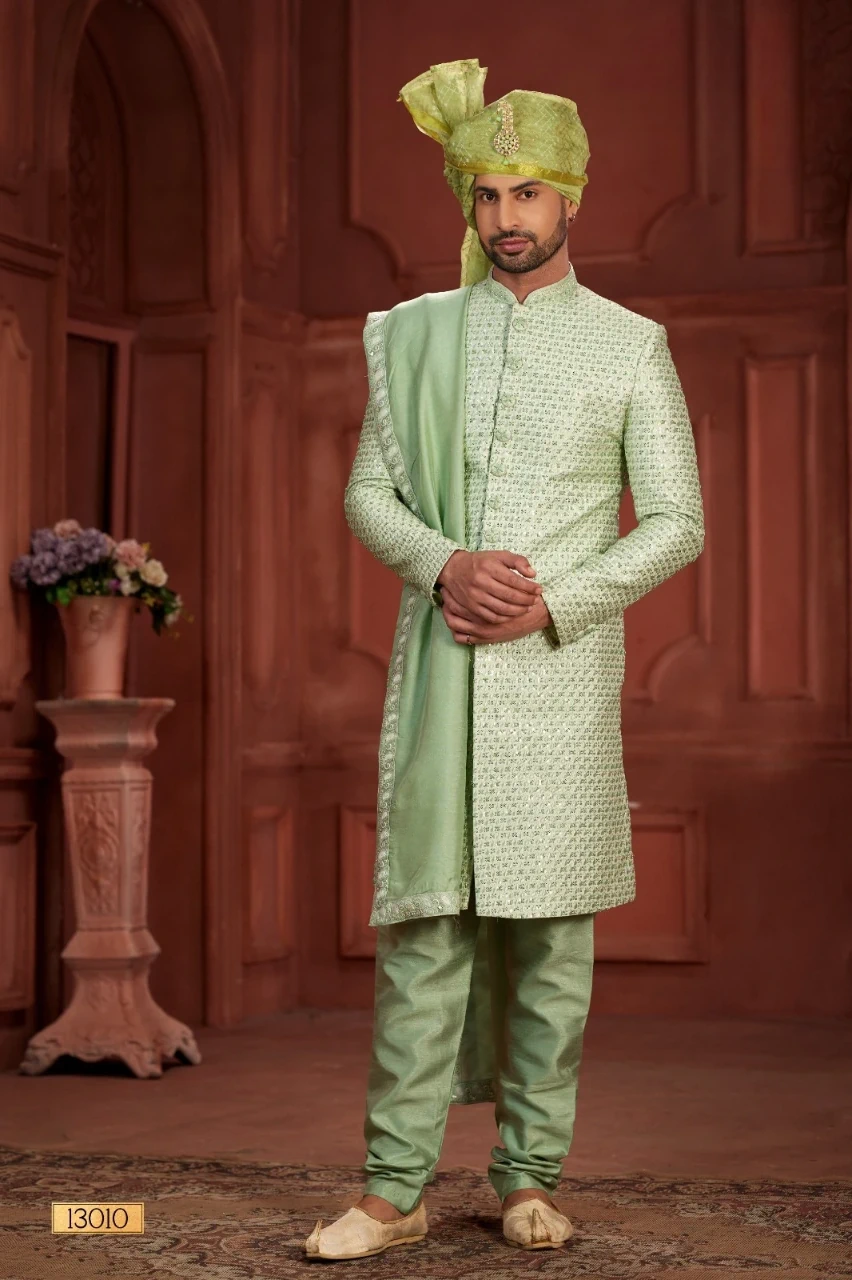 Royal Pure Silk Sherwani