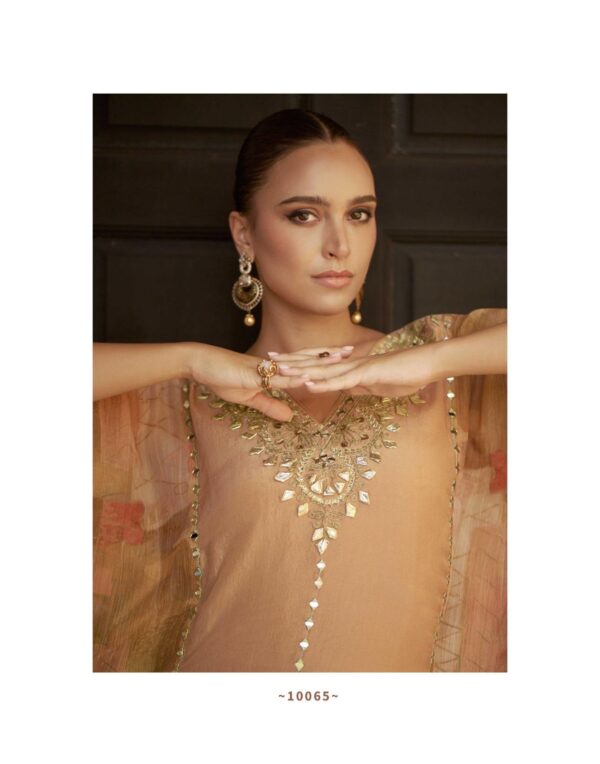 Viscose Hand Mirror Work Kaftan Suits - Image 6