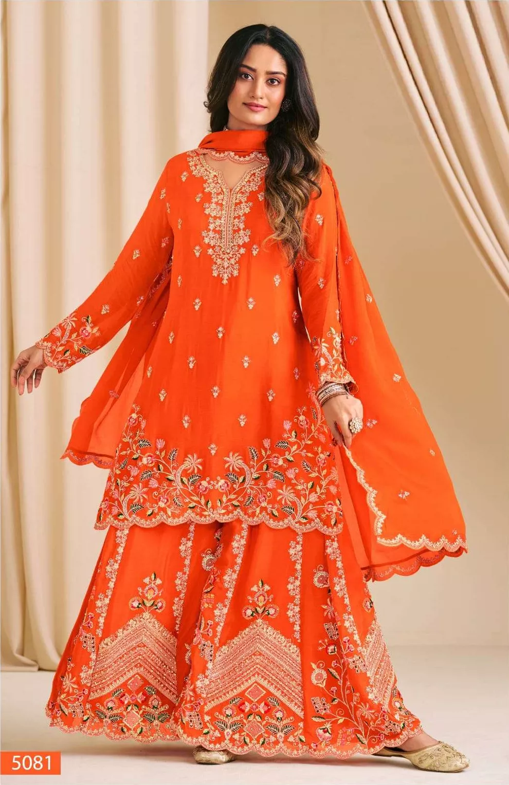 Embroidery Suit Plazzo - Image 3