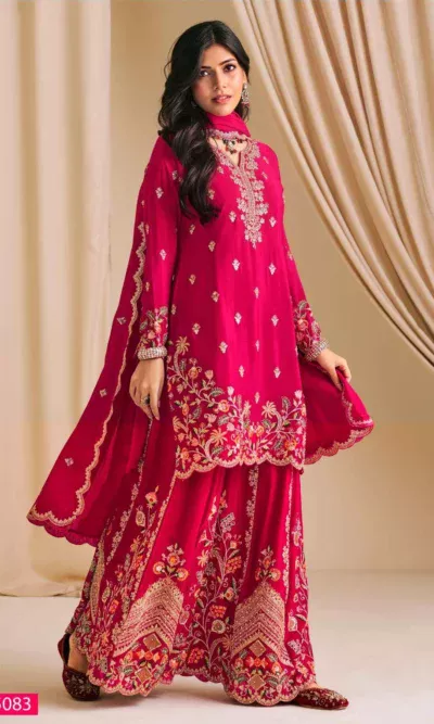 Embroidery Suit Plazzo