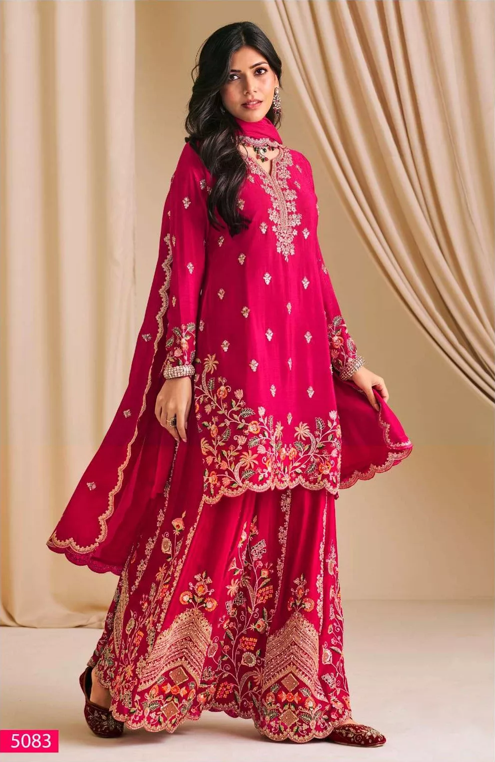Embroidery Suit Plazzo