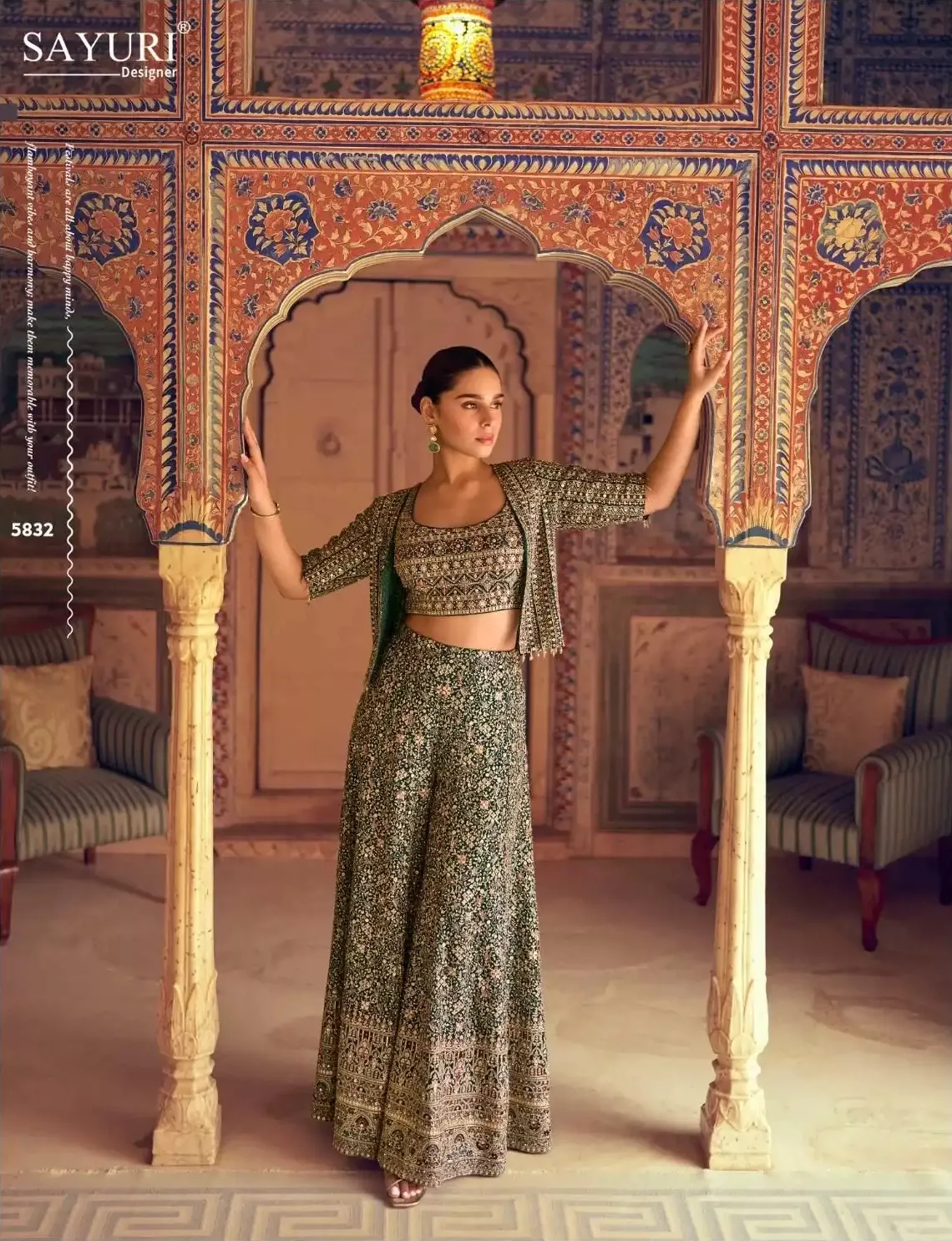 Georgette Indo Western Party Wear Suit - Image 5
