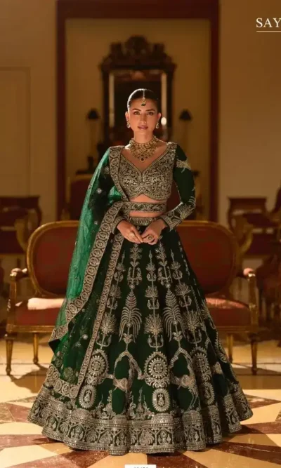 PADMINI REAL SILK WEDDING GOWN