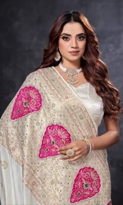 DESIGNER HANDWORK DOLA SAREE