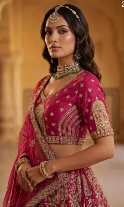 SILK LEHENGA CHOLI