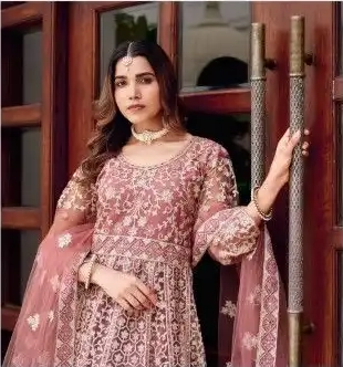 SAIYAARA BUTTERFLY NET GOWN - Image 15