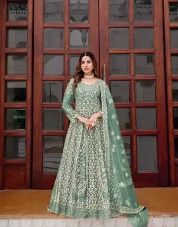 SAIYAARA BUTTERFLY NET GOWN - Image 12