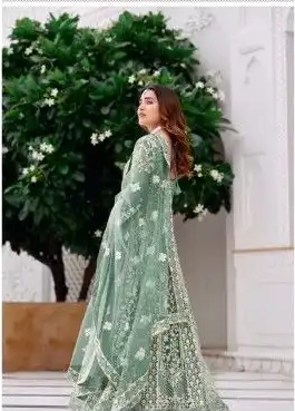 SAIYAARA BUTTERFLY NET GOWN - Image 10