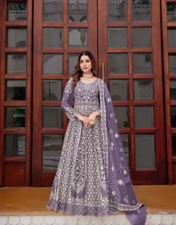 SAIYAARA BUTTERFLY NET GOWN - Image 8