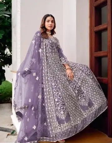 SAIYAARA BUTTERFLY NET GOWN - Image 6