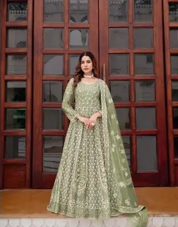 SAIYAARA BUTTERFLY NET GOWN - Image 4