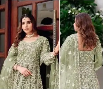 SAIYAARA BUTTERFLY NET GOWN - Image 3