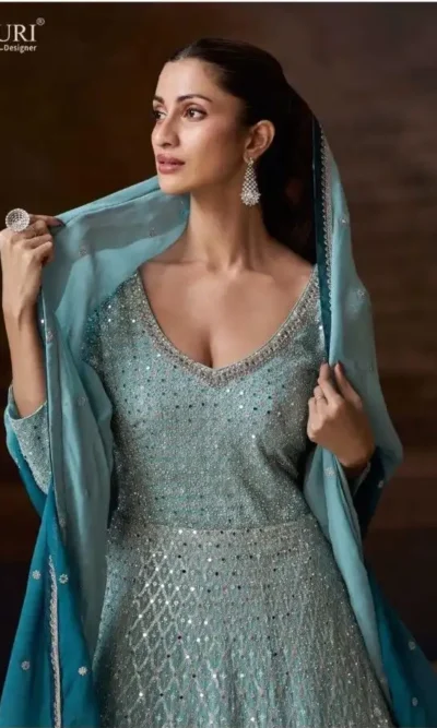 AVNI CHINON SILK GOWN