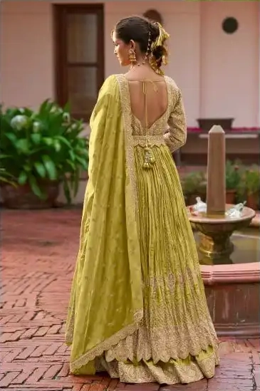 MEENAT HEAVY CHINON GOWN - Image 8