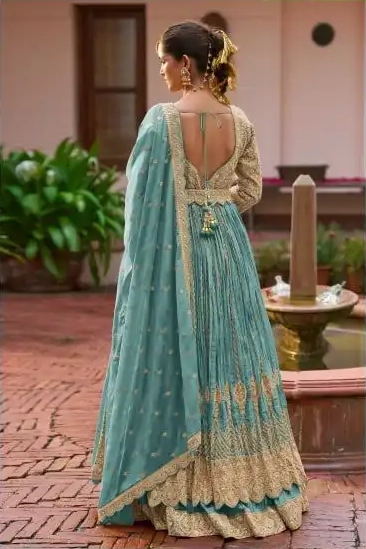 MEENAT HEAVY CHINON GOWN - Image 2