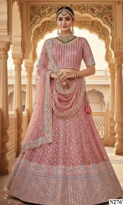 NIMAYA  NET LEHENGA CHOLI