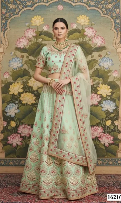 ISHANI  SILK LEHENGA CHOLI-5
