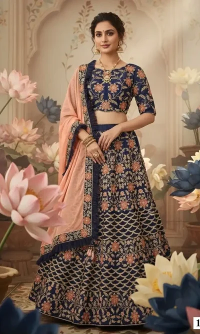 ISHANI SILK LEHENGA CHOLI-4