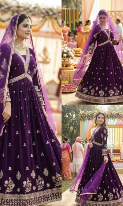 TIYARA REAL GEORGETTE GOWN