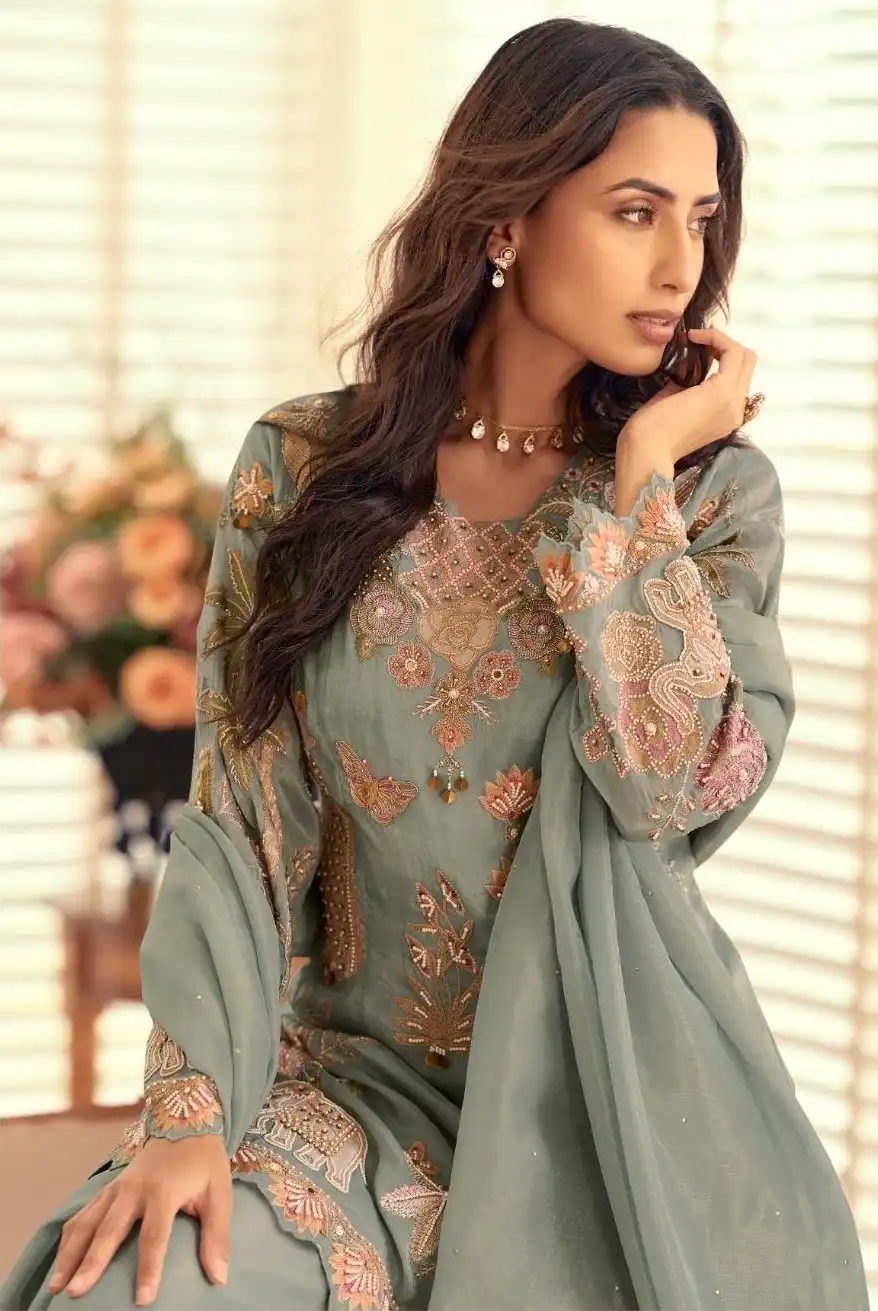 KETKI SIMAR SILK SALWAR SUIT - Image 5