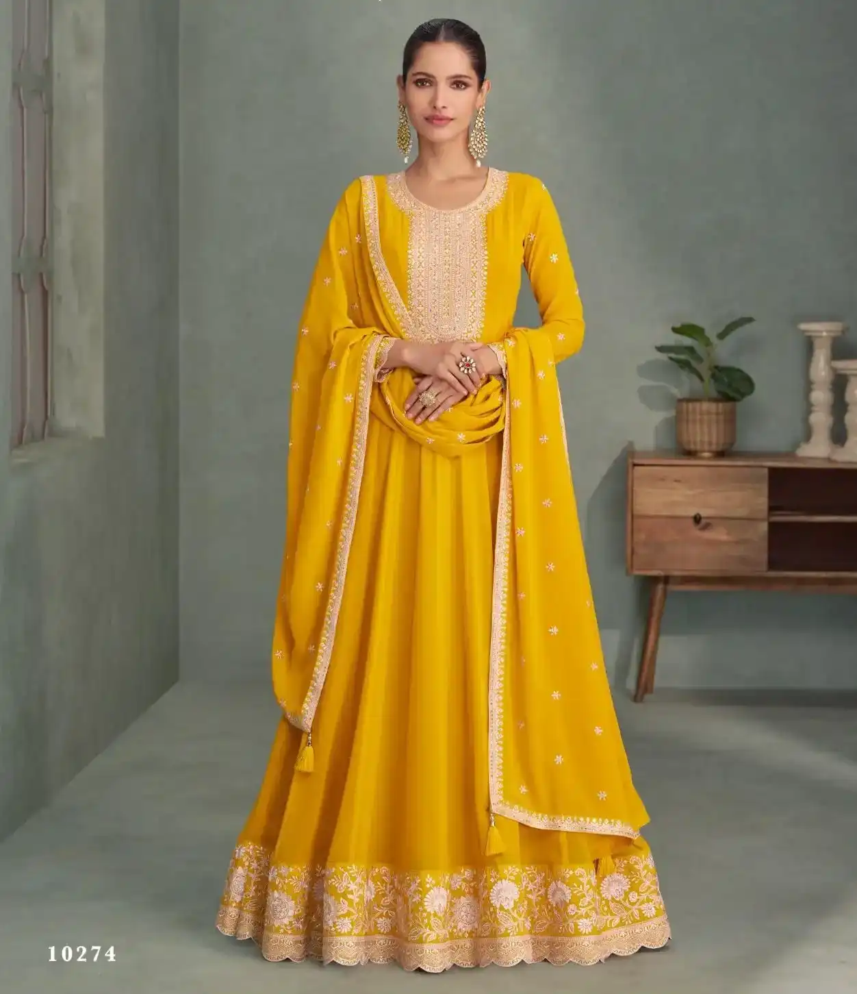 PURVA PREMIUM REAL GEORGETTE EMBROIDERED - Image 5