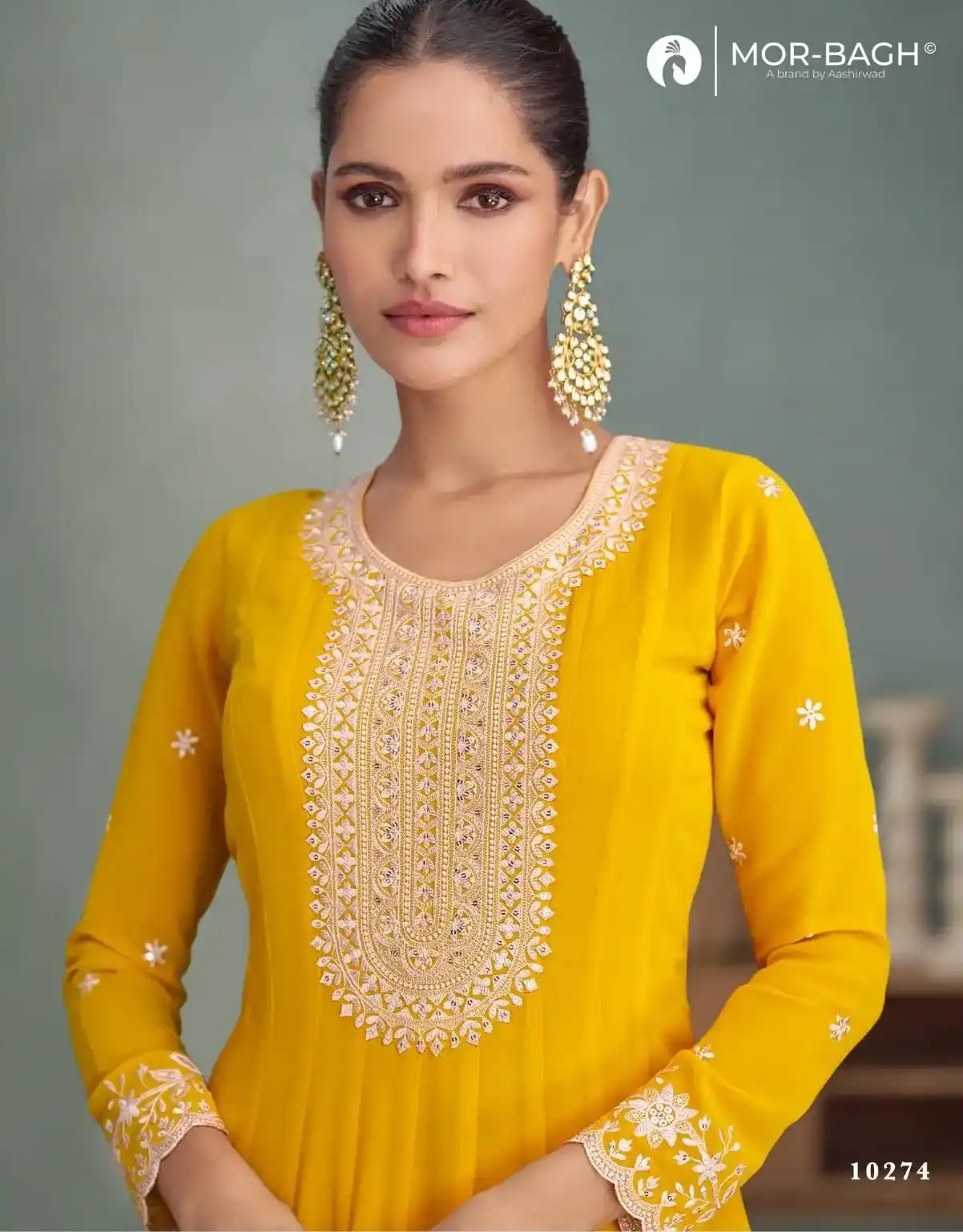 PURVA PREMIUM REAL GEORGETTE EMBROIDERED - Image 6