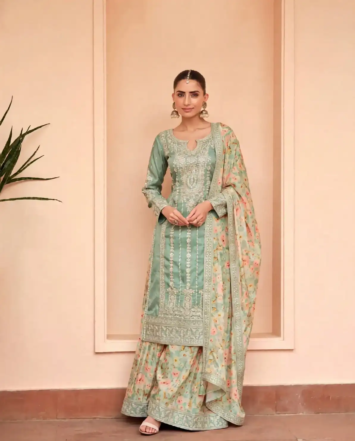 SONALI SIMAR SILK SALWAR SUIT - Image 6
