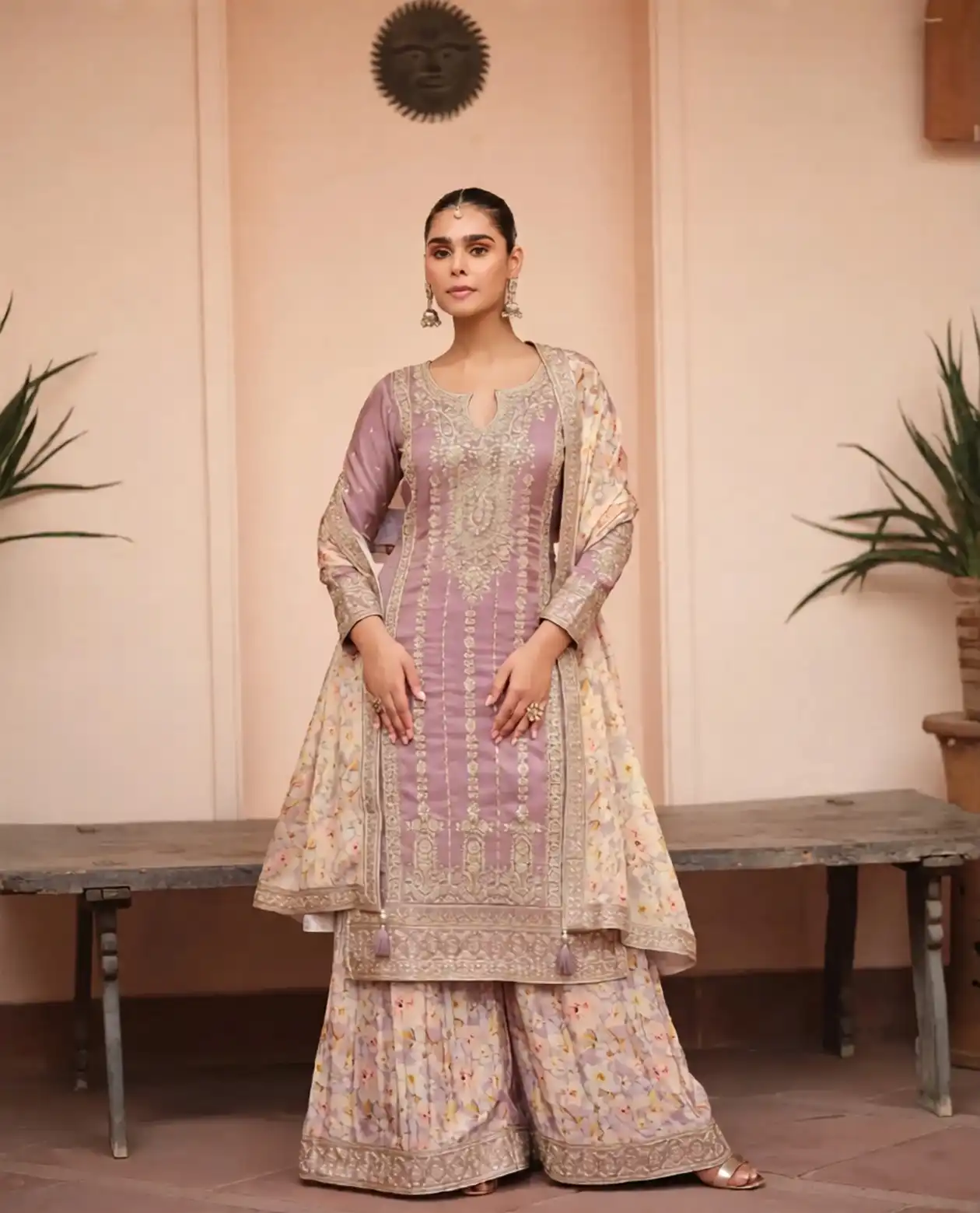 SONALI SIMAR SILK SALWAR SUIT - Image 4