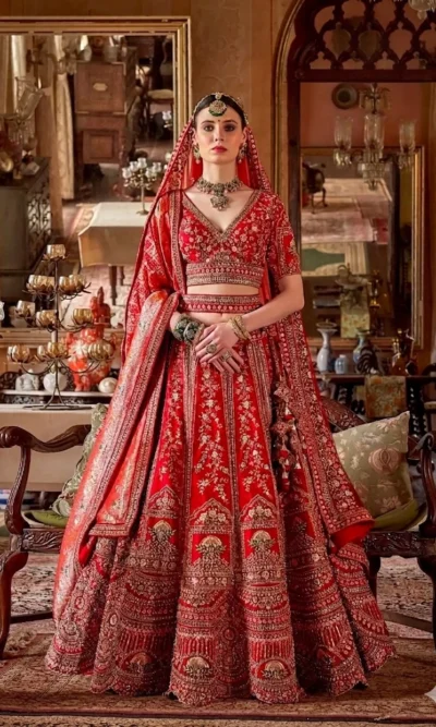 DULHAN SILK LEHENGA CHOLI-3