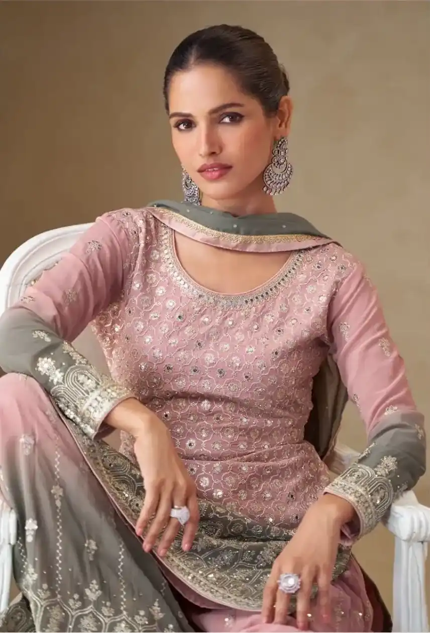 SHIVANI GEORGETTE SUIT SET - Image 7