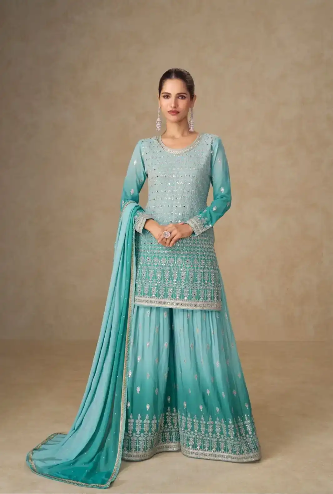 SHIVANI GEORGETTE SUIT SET - Image 6