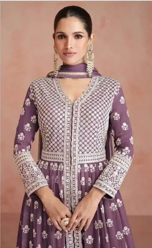CREATION ORCHID GEORGETTE - Image 4