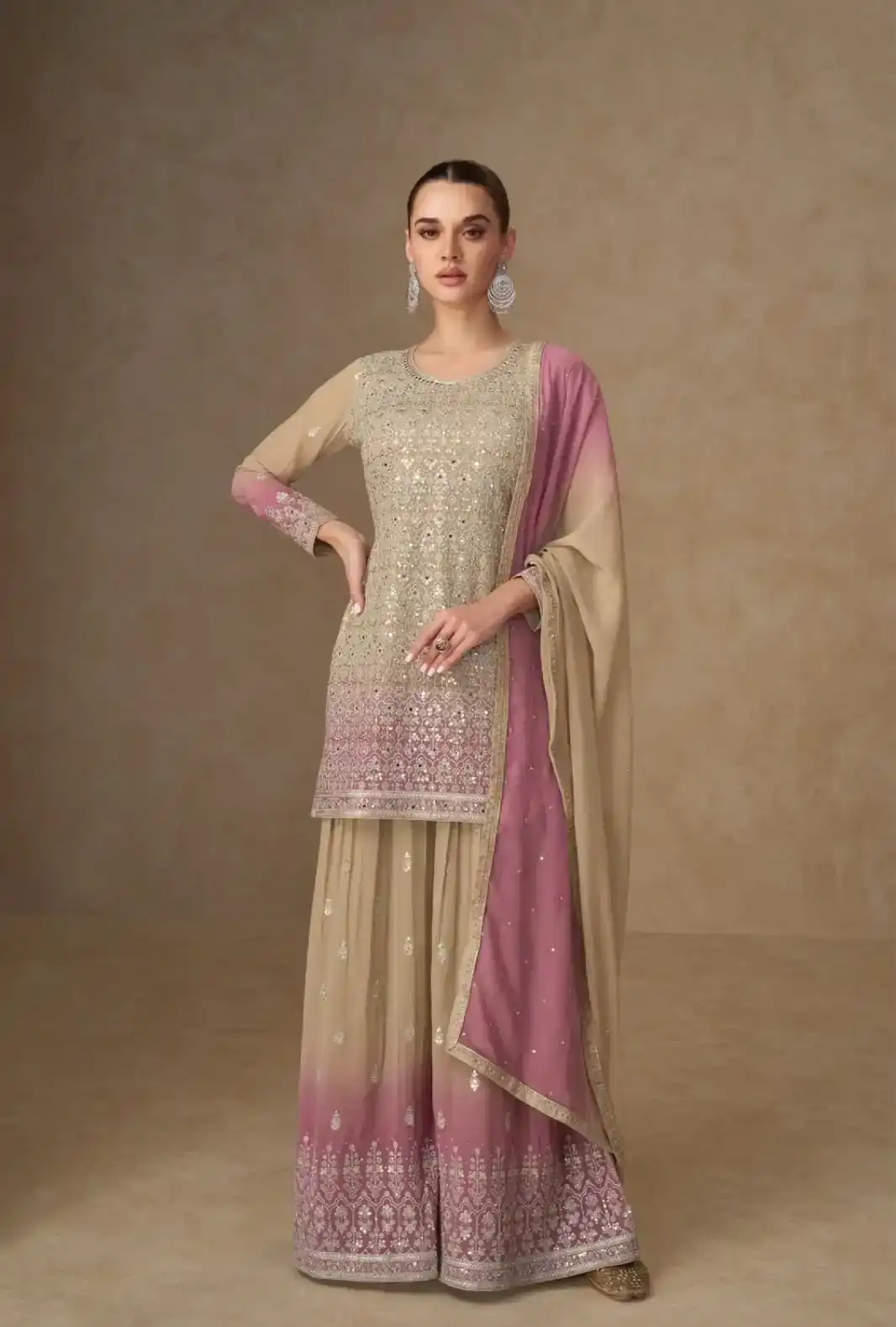SHIVANI GEORGETTE SUIT SET - Image 3