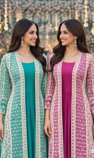 CHINNON SILK GOWN WITH JACKET